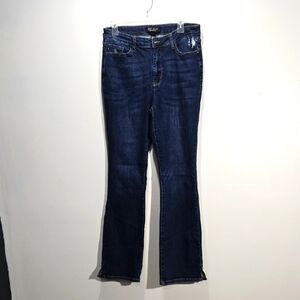 Judy Blue Slim Boot Cut Slit Hem Jeans 30W